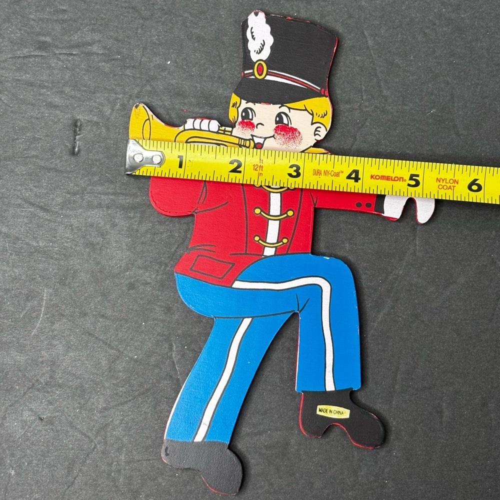 Vtg Santa And Toy Soldier Christmas Hangable Ornaments Ladder Climbers - Picture 8 of 10